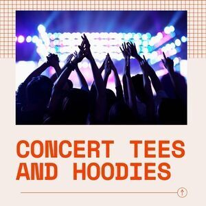CONCERT TEES, HOODIES, & TOUR SWAG